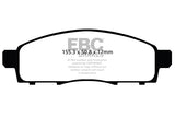 Pastiglie Freni EBC Ultimax Anteriore NISSAN Evalia 1.5 D Cv  dal 2011 al 2021 Pinza  Diametro disco 256mm