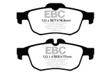 Pastiglie Freni EBC Ultimax Posteriore RENAULT Latitude 2 Cv 140 dal 2010 al 2015 Pinza  Diametro disco 300mm