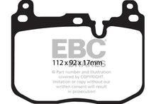 Carica l&#39;immagine nel visualizzatore di Gallery, Pastiglie Freni EBC Ultimax Anteriore BMW Serie 2 (F22 Coupe) 228 2.0 Turbo Cv 240 dal 2014 al 2016 Pinza Brembo Diametro disco 340mm