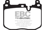 Pastiglie Freni EBC Ultimax Anteriore BMW Serie 2 (F22 Coupe) 228 2.0 Turbo Cv 240 dal 2014 al 2016 Pinza Brembo Diametro disco 340mm