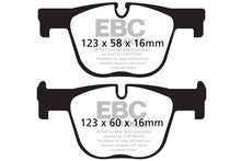 Load image into Gallery viewer, Pastiglie Freni EBC Ultimax Posteriore BMW Serie 3 (F30) 330 3.0 TD Cv  dal 2012 al 2019 Pinza ATE Diametro disco 330mm