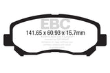 Pastiglie Freni EBC Ultimax Anteriore MAZDA CX-5 (1st Gen) 2 Cv 162 dal 2012 al 2016 Pinza  Diametro disco 297mm