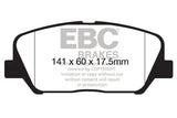 Pastiglie Freni EBC Ultimax Anteriore HYUNDAI i-30 GD 1.4 Cv  dal 2012 al 2017 Pinza  Diametro disco 300mm