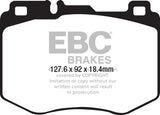 Pastiglie Freni EBC Ultimax Anteriore MERCEDES-BENZ Classe E (W213) E200 2 Cv 184 dal 2016 al 2022 Pinza Brembo Diametro disco 342mm