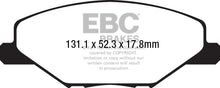 Carica l&#39;immagine nel visualizzatore di Gallery, Pastiglie Freni EBC Ultimax Anteriore SKODA Fabia (NJ) 1 Cv 60 dal 2015 al 2021 Pinza TRW Diametro disco 256mm