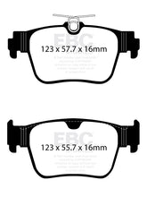 Load image into Gallery viewer, Kit EBC Dischi Ultimax e Pastiglie Freni come ricambio originale Posteriore SKODA Octavia (NX)(Mk4) 1.4 Turbo and Electric RS Cv 245 dal 2020 al 2022 Pinza ATE Diametro disco 310mm