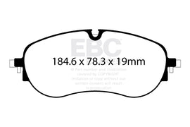 Kit EBC Dischi Ultimax e Pastiglie Freni come ricambio originale Anteriore AUDI Q4 e-tron Electric (35) Cv 170 dal 2021 al 2022 Pinza CBI Diametro disco 0mm