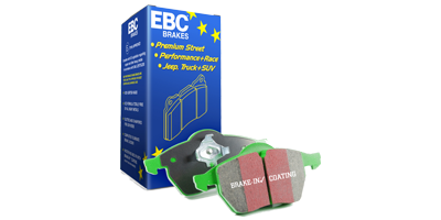 Pastiglie Freni EBC Extra-Duty Verdi Serie 6000 Anteriore VOLVO XC90 (1st Gen) 2.4 TD Cv 163 dal 2002 al 2006 Pinza ATE Diametro disco 316mm