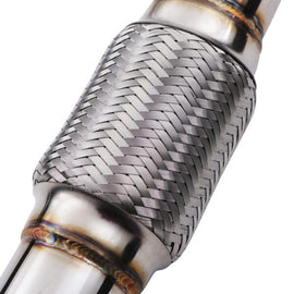 Downpipe di scarico decat da 2.75″ Ford Fiesta MK8 1.0 Ecoboost Zetec S 17-18