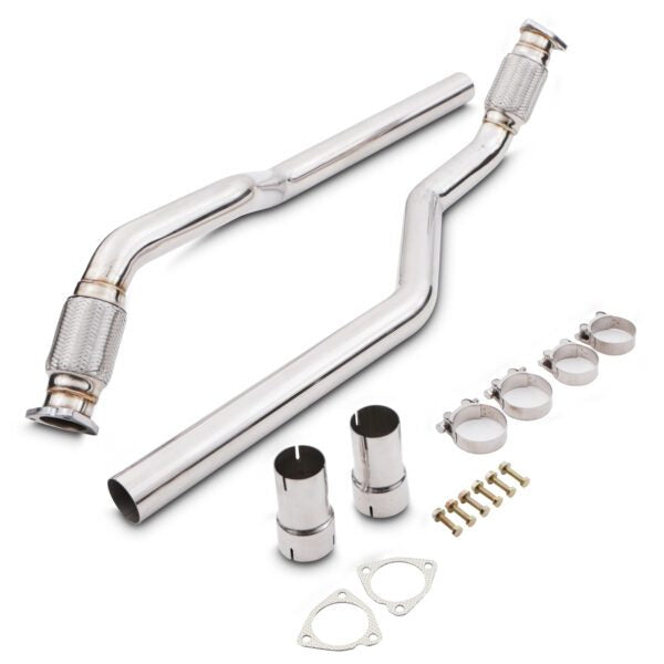 Downpipe Eliminazione risuonatore di scarico da 2.5″ Audi S4 B8 3.0TSFI 09-16