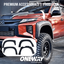 MITSUBISHI L200 Triton Serie 6 2019+ Ad Blue Parafanghi con ABE TÜV
