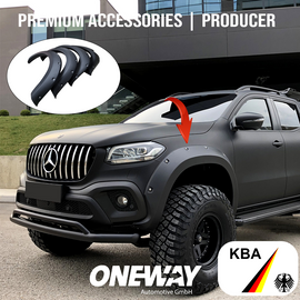 Mercedes Classe X W470 2017+ Parafanghi con ABE TÜV