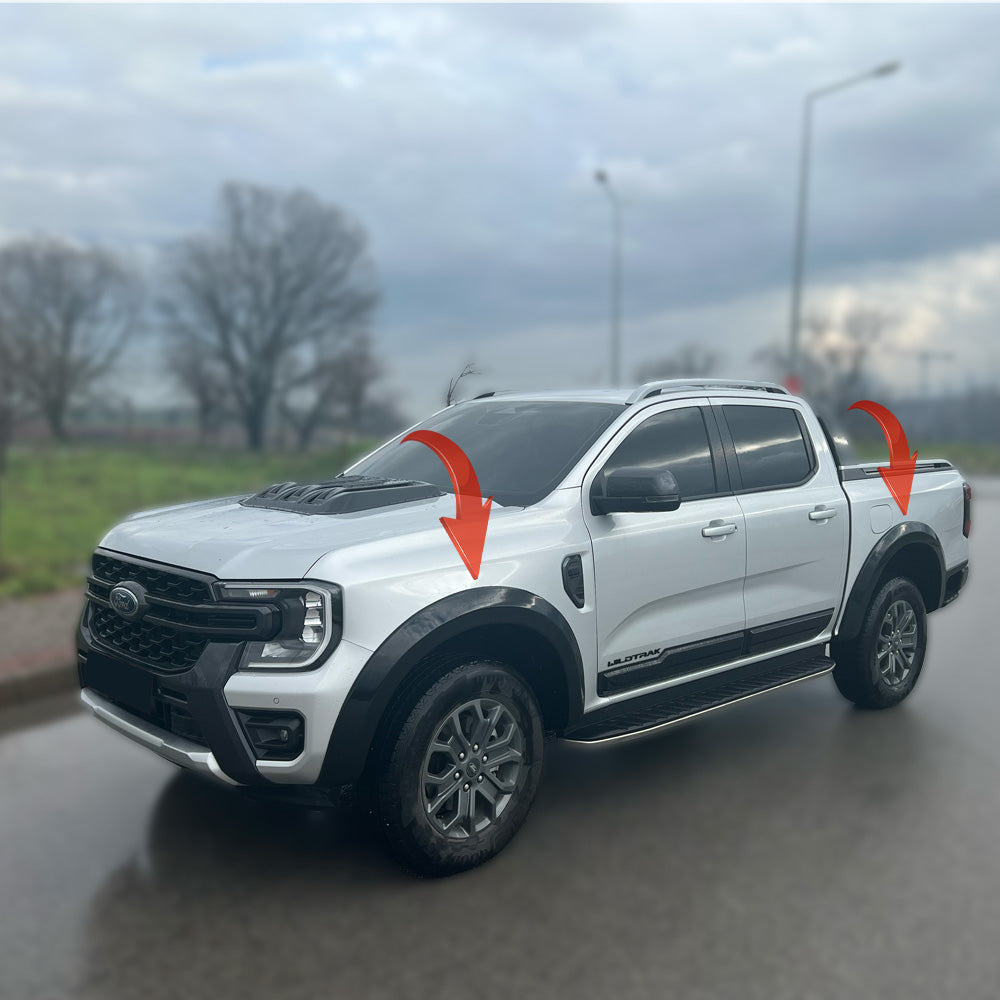 FORD Ranger T9 2023 + Parafanghi con ABE TÜV