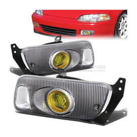 Fari Fendinebbia Gialli Lens Honda Civic EG EJ
