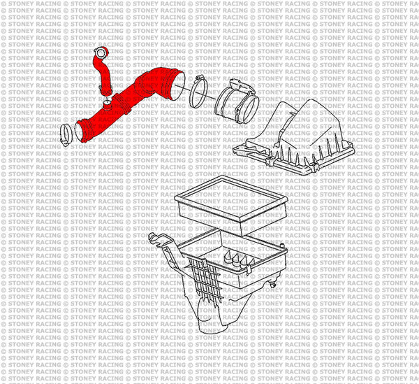 Ford Focus MK2 1.8 TDCi Silicone Intake Hose
