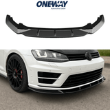 VW Volkswagen Golf MK7 R 2013-2016 Lip Anteriore Versione 2