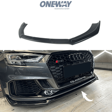 Carica l&#39;immagine nel visualizzatore di Gallery, AUDI RS3 8V FL 2017-2020 Lip Anteriore