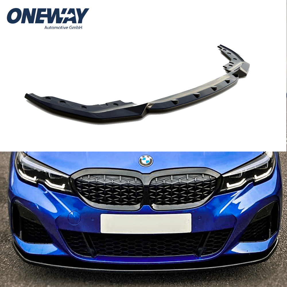 BMW Serie 3 G20-G21 M-Pack 2018-2022 Lip Anteriore Nero Lucido