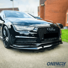 Carica l&#39;immagine nel visualizzatore di Gallery, AUDI S7 / A7 S-Line C7 FL 2014 to 2017 Lip Anteriore