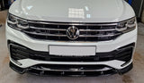 VW VOLKSWAGEN Tiguan MK2 R/R-Line Facelift 2020+ Lip Anteriore