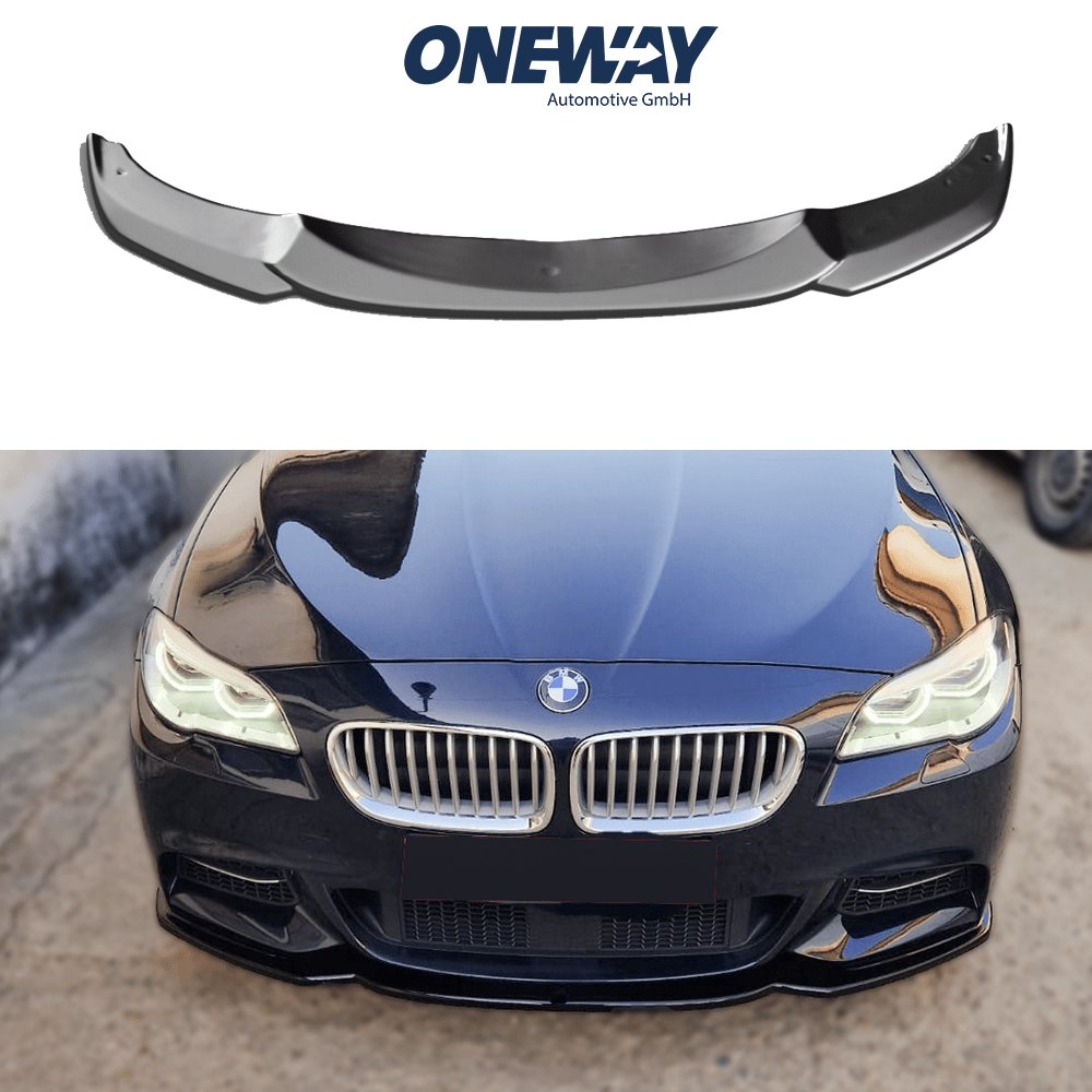 BMW Serie 5 F10/F11 M-Pack 2011-2016 Lip Anteriore Nero Lucido