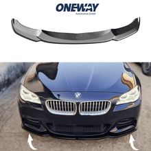 Carica l&#39;immagine nel visualizzatore di Gallery, BMW Serie 5 F10/F11 M-Pack 2011-2016 Lip Anteriore Nero Lucido