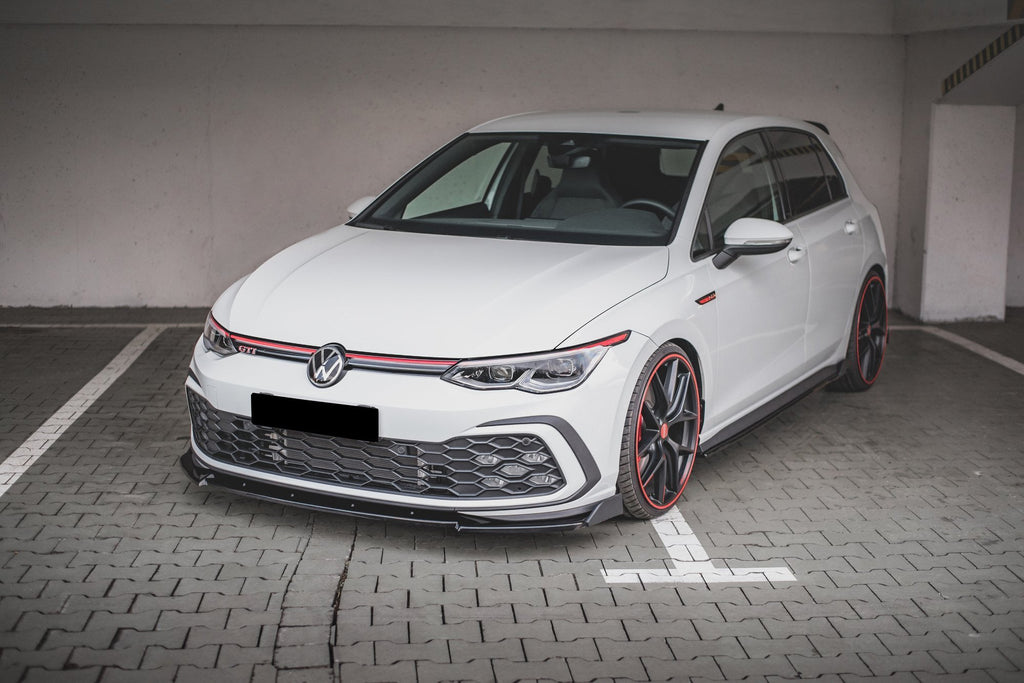 VW Volkswagen Golf MK8 GTI / R Line 2020+ Lip Anteriore Versione 2