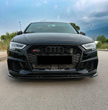 AUDI RS3 8V Facelift Sportback 2017-2019 Lip Anteriore Versione 3