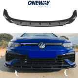 VW Volkswagen Golf MK8 R 2020+ Lip Anteriore Nero Lucido