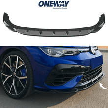 Load image into Gallery viewer, VW Volkswagen Golf MK8 R 2020+ Lip Anteriore Nero Lucido