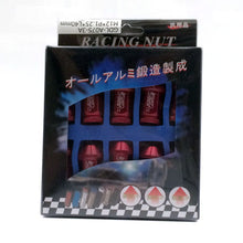 Carica l'immagine nel visualizzatore di Gallery, ROSSO ALLOY CERCHIONUTS SHORT GRIP TYPE M12x1.25MM