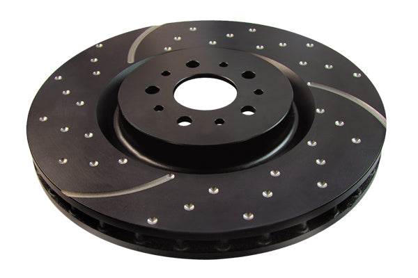 Disco EBC Turbo Grooved Posteriore HONDA Civic (6th Gen) EK9 1.6 Type-R Cv 185 dal 1998 al 2001 Pinza Akebono Diametro disco 260mm