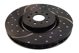 Disco EBC Turbo Grooved Posteriore HONDA Civic (6th Gen) EK9 1.6 Type-R Cv 185 dal 1998 al 2001 Pinza Akebono Diametro disco 260mm