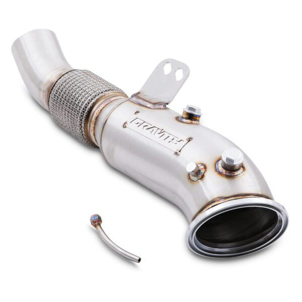 Downpipe di scarico decat da 4.5″ BMW Serie 3 F30 340i B58 15-19