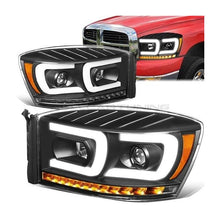 Load image into Gallery viewer, Fari Anteriori LED Interno Nero Dodge Ram