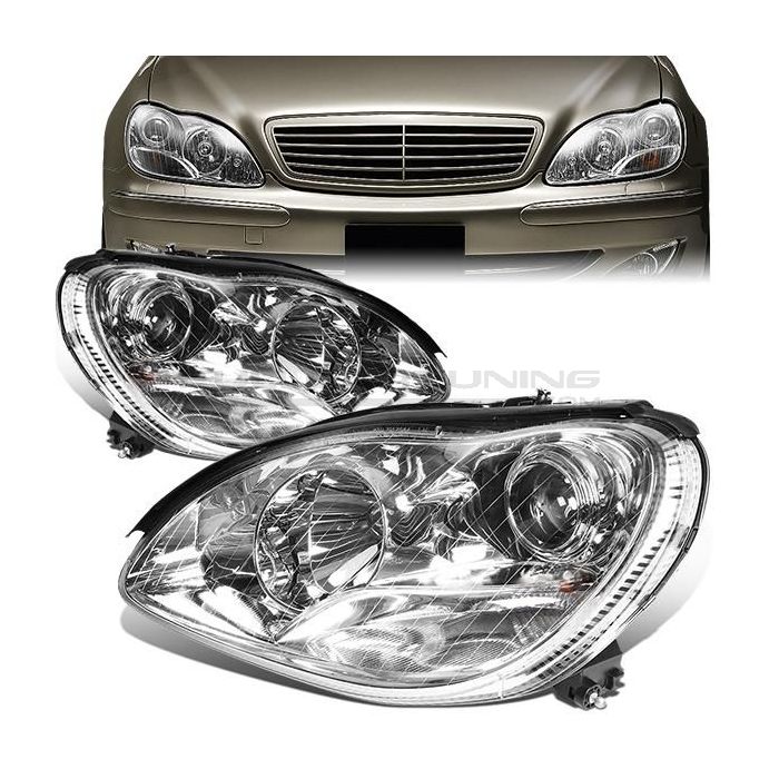 Fari Anteriori Interno Chrome Mercedes Classe S W220