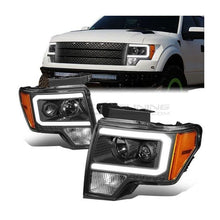 Load image into Gallery viewer, Fari Anteriori LED Interno Nero Ford F150