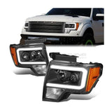 Fari Anteriori LED Interno Nero Ford F150