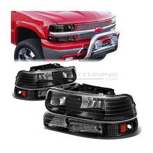 Load image into Gallery viewer, Fari Anteriori Frecce Ambrate Interno Nero Chevrolet Argentoado,Suburban,Tahoe