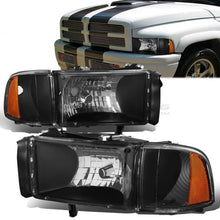 Load image into Gallery viewer, Fari Anteriori Frecce Ambrate Interno Nero Dodge Ram