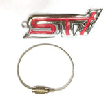 STI KEY FOB CHROME IMPREZA