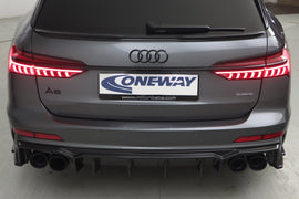 AUDI S6 C8 (Sedan-Avant) 2019+ Diffusore Paraurti Posteriore