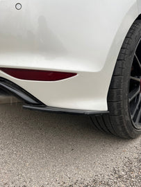 VW Volkswagen Golf MK7 R 2013-2016 Splitter laterali posteriori (2 Pezzi)