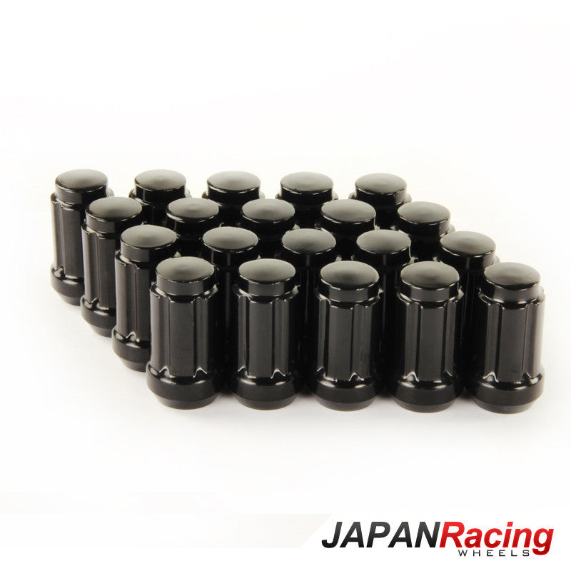 LugNuts Japan Racing in Acciaio Forgiato JN2 12x1,25 Black - em-power.it