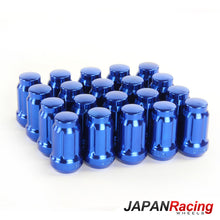Carica l&#39;immagine nel visualizzatore di Gallery, LugNuts Japan Racing in Acciaio Forgiato JN2 12x1,25 Blue - em-power.it