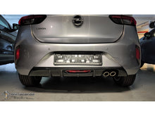Carica l'immagine nel visualizzatore di Gallery, Diffusore posteriore con due scarichi Opel Corsa F GS-Line (2019-)