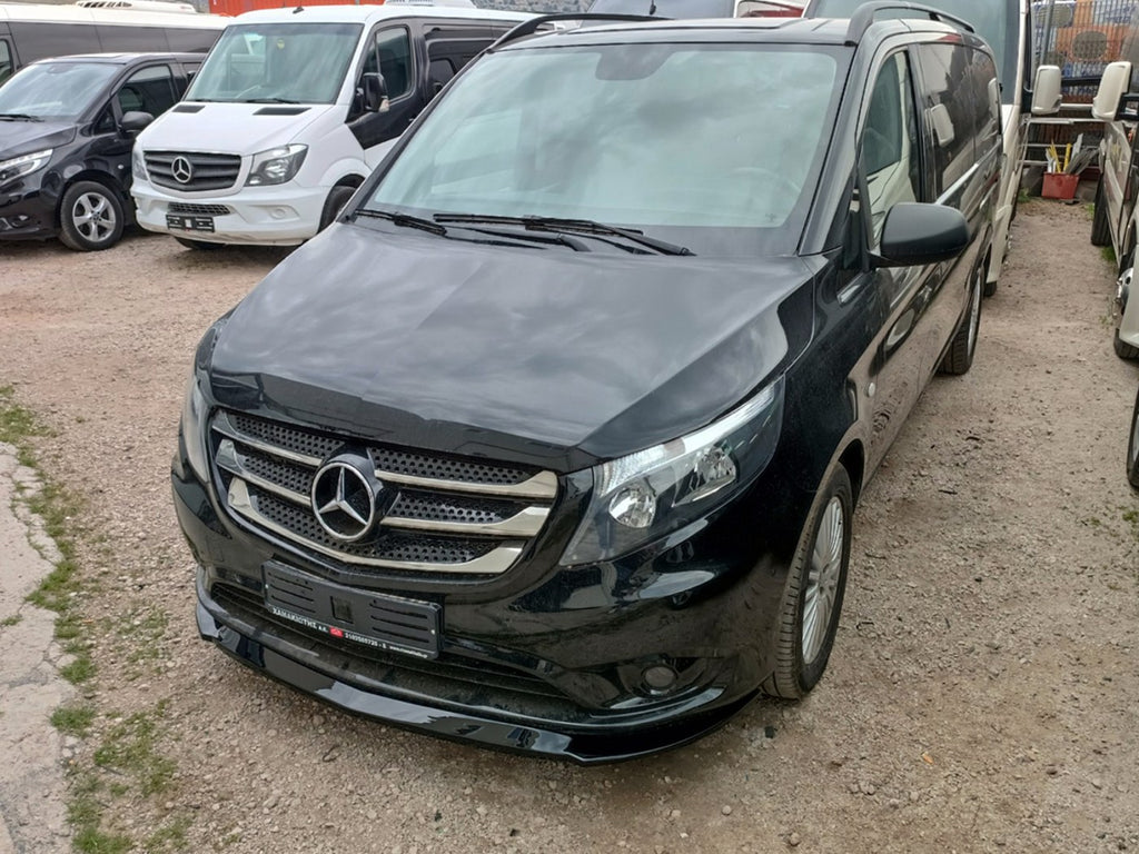 Protezione Paraurti Posteriore OmsaLine Cromo Nero (Acciaio Inox) 🚀 Per Mercedes Vito/V-class W447 2014- – Rendi Unica La Tua Auto - Foto 6