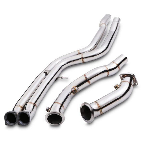 Downpipe di Scarico Decat 3" con secondo Decat BMW Serie 3 4 F80 F82 M3 M4