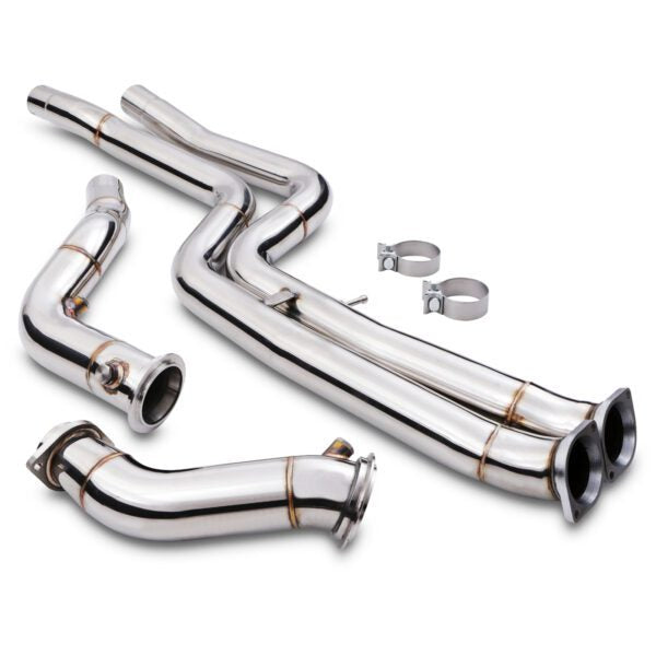 Downpipe di Scarico Decat 3" con secondo Decat BMW Serie 3 4 F80 F82 M3 M4