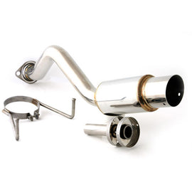 M2 MOTORSPORT EG EK TERMINALE DI SCARICO JDM SIDE KICKER 100MM SLASH CUT
